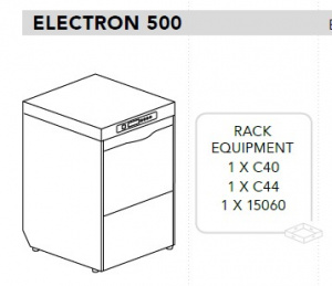 МАШИНА ПОСУДОМОЕЧНАЯ DIHR ELECTRON 500+XP+PS СПЕЦ. ТЕМПЕРАТУРА