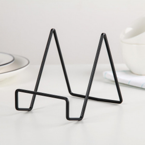 Подставка для крышек и разделочных досок, 12,5*9*10,5 см, цвет чёрный