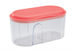 Емкости предназначены для хранения сыпучих продуктов, в том числе с ярко выраженным запахом (чай, ко