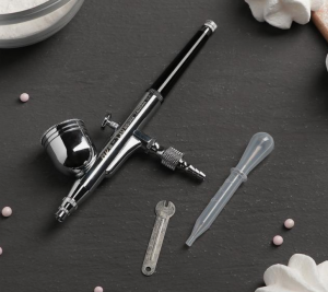 Аэрограф кондитерский для декорирования HD-130, диаметр сопла 0,3 мм