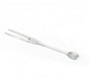 Вилочка фуршетная, пластик, 8 см, 50 шт/уп