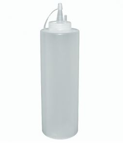 Емкость для соуса 1000 мл, с крышкой, прозрачная