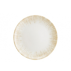 Тарелка d=270 мм. светло-бежевая Ирис /1/12/