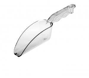 СОВОК ДЛЯ СЫПУЧИХ ПРОДУКТОВ 350МЛ (12 УНЦИЙ), ПРОЗРАЧНЫЙ (ПОЛИКАРБОНАТ) JD-8635