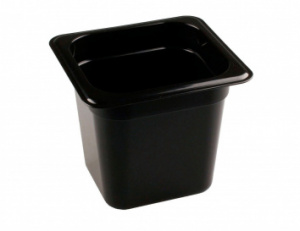 422102113 Гастроемкость GN1/6х150, полипропилен черный