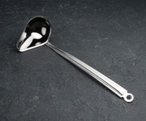 Ложка для соуса 50 мл, цельнометаллическая ручка