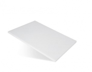 Доска разделочная 400*300 мм h12 мм, белая 40030012W