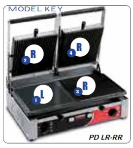 ГРИЛЬ КОНТАКТНЫЙ SIRMAN PD LR-RR TIMER фото Бюро Технологий Общепита